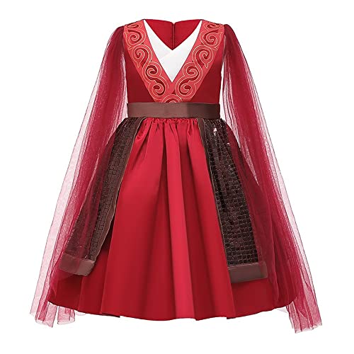 Lengender Nuevo Disfraz Niñas de Princesa Mulan para Halloween Fiesta Navidad Cumpleaños Carnaval...