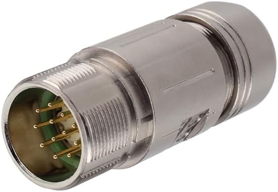 M623 Male Female Plug 12 19 Hole 17 Core 6 Pin 8PIN ClockwiseCounterclockwise Servo Motor Coding Dysprosium Aviation Connector - (curved male socket, Pins: 9Pin(1 big pin), Insert Type: E(Clockwise))