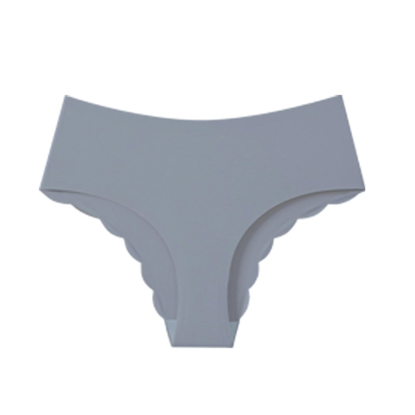 Culotte Femme Coton Lot De 5 Slips pour Femme, Pantalons De Yoga, De Sport, Taille Haute, Respirants, sans Coutures, Grande Taille-Bleu Clair 5pc-2xl