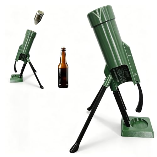 Mörser Flaschenöffner Bieröffner Mörser Bierflaschenöffner im Mörser-Design 51mm Beer Bottle Mortar Lustige Mörser-Flaschen für 330-355ml Bierflasche für Homebar Schreibtisch Deko