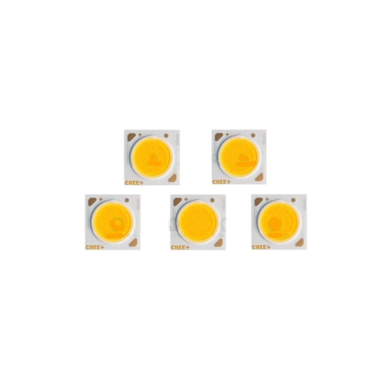 TCTKPAMANZ 1pcs- 5pcs CREE CXA1816 28W XLamp CXA 1816N Ceramic COB LED Array Light Warm White Easy White 3000K 4000K 5000K Square LED Chip(Warm White 3000K,5pcs)