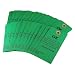 NMC SPT3 OK - DO NOT ALTER Tag - [Pack of 25] 3 in. x 6 in. 2 Side Cardstock Inspection Tag with Grommet, Black Text on Green Base