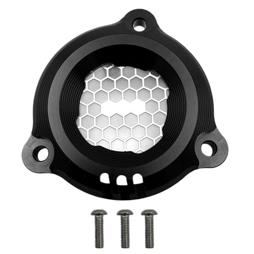 ISJRJF Motorrad Kettenschutz Fit Für Yamaha TMAX T-MAX530 SX DX TMAX560 Rahmen Loch Front Drive Welle Kettenrad Abdeckung Schaukel Arm Abdeckung Kettenradabdeckung(Black)