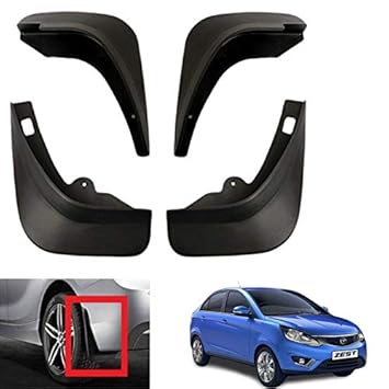 Cabix Box Type Car Mud Flap Tyre Flap for Tata Zest