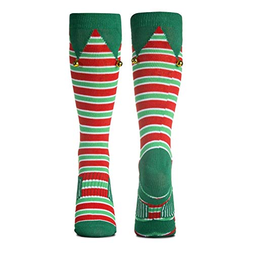 Gone For a Run Jingle Bell Mid-Calf Sock | Festive Christmas Sock2
