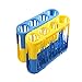 Adaptable Multi-Tube Rack Comb Blue/Yellow 2 Racks/Unit