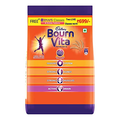 Image of Cadbury Choclairs Gold, 605g (110 Units * 5.5 g EACH) & Bournvita Health Drink, 500 g