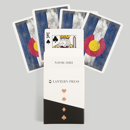 Baraja de Poker Rustic Colorado State Flag, 52 Cartas miniatura 6