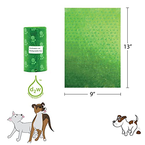 Image of Wholesale Biodegradable Dog Poop Bags 1600-Count (80 Rolls) with 2 Dispensers : Environment Friendly w / d2w for Fast Degradation, Dog Waste Bags, Lavender Scented, Pet Waste Poopbags