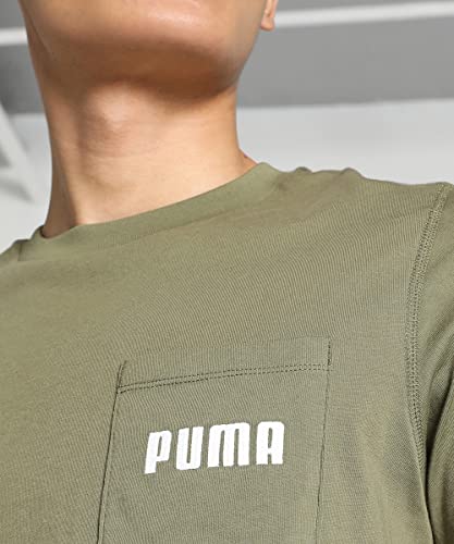 Image of Puma Men's Solid Regular Fit T-Shirt