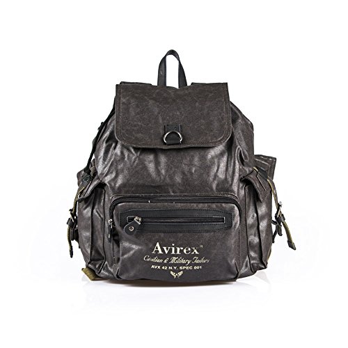 Preisvergleich Produktbild Zaino in Pelle / Avirex Alifax / AVXALFA13A-Dark Brown