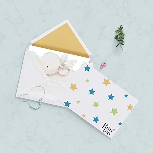 Adhesivo de pared infantil elefante Runtoo vinilo decorativo miniatura 6