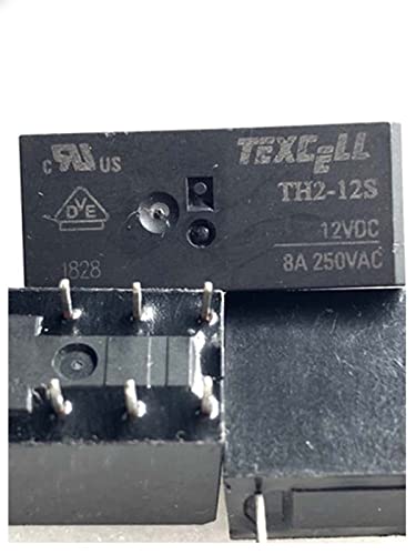 Relais électromécanique TH2-12S 12VDC 8A AMNOOL sous boîtier scellé