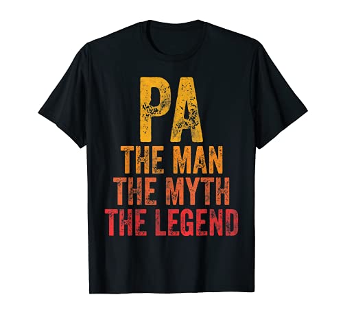 Homem Pa The Man The Myth The Legend Shirt Funny Father's Day t-shirt