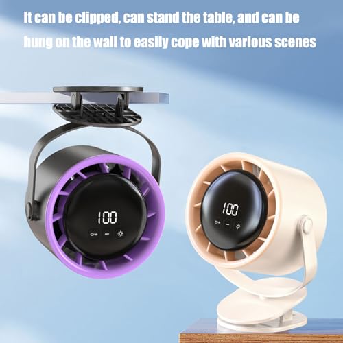 Petit ventilateur de bureau silencieux usb à rotation 360 pour domicile - 5