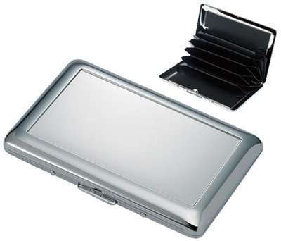 Aeropen International CC-33 Chrome Plated 6 Compartment Card Case