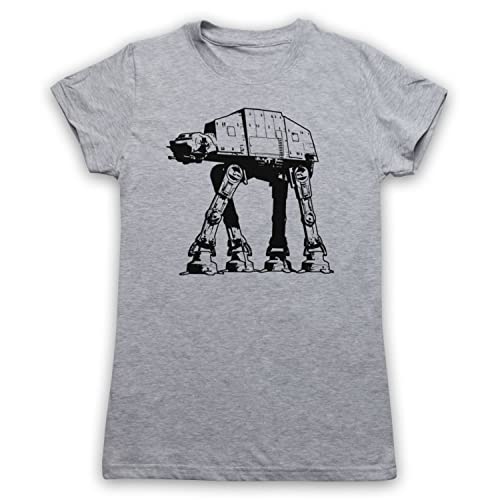 T-shirt AT-AT Walker femme coupe ajustée pour fan de science-fiction