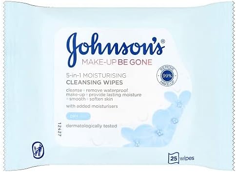 Johnson's Face Care Makeup Be Gone Moisturising Wipes (25)
