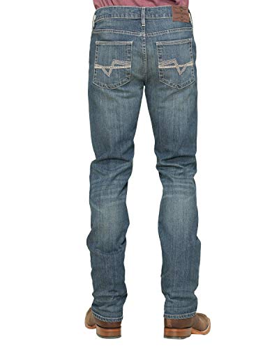 Cody James Men's Stone Cold Wash Jackson Slim Straight Stretch Denim Jeans Blue 38W x 34L US