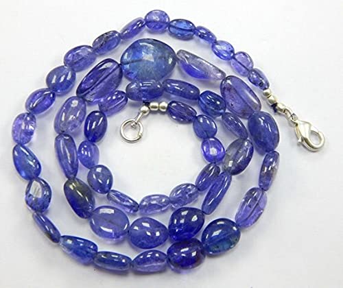 Tanzanite naturelle brute LKBEADS en perles baroques haut de gamme pour l'enfilage de colliers fins