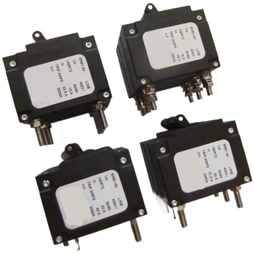 Disjoncteur 400V triphasé multi-calibre BSB1-50 de 8 ampères à 50 ampères maximum