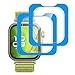 Produktbild GIOPUEY Schutzfolie für Huawei Watch Fit 4 Pro, [2 Stück] Ultradünn HD Gehärtetes Glas mit 2 Pack Auto Alignment Tool Kit [Anti-Kratzer] - Durchsichtig