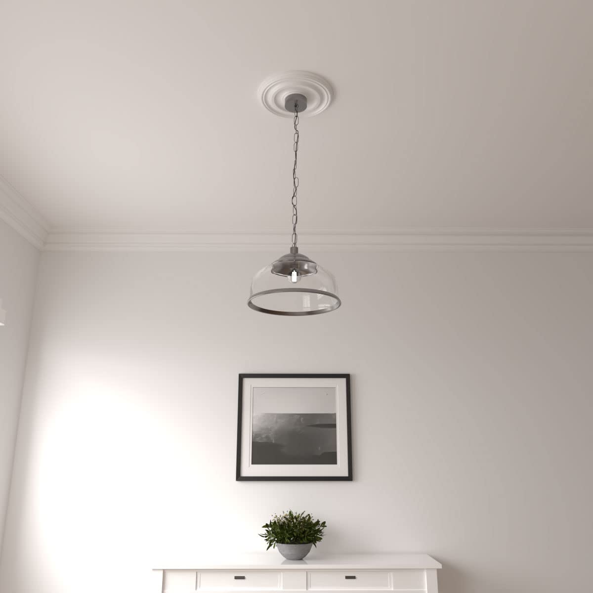 11 7/8"OD x 1 1/4"P Kepler Traditional Ceiling Medallion (For Canopies up to 2 5/8") — Amazon image 8