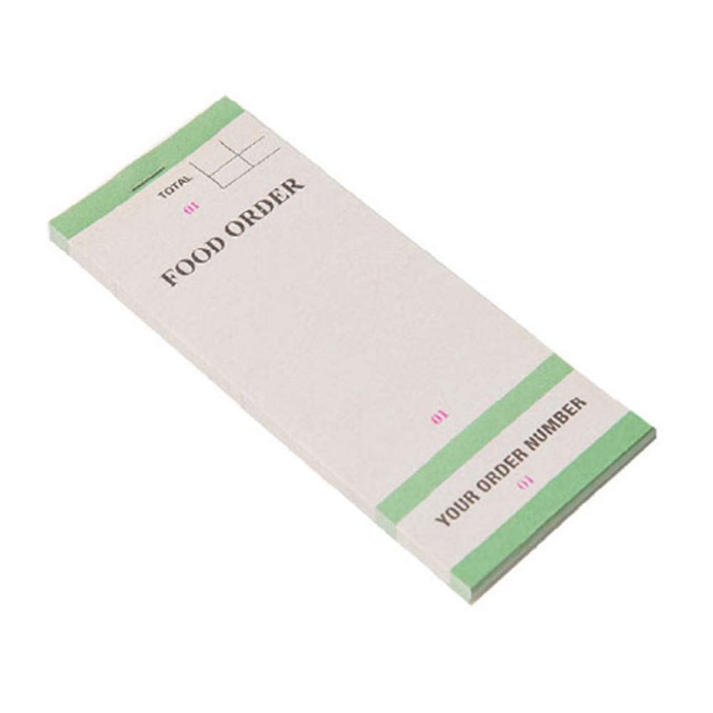 We Can Source It Ltd – Order Pads – 3 Part Carbonless Food & Drink Order Pads For Restaurants, Cafes And Bars, 5 Colour Tear-Off Copies – 1 Ply, 84 Orders Per Pad, Bf84-10 Pack