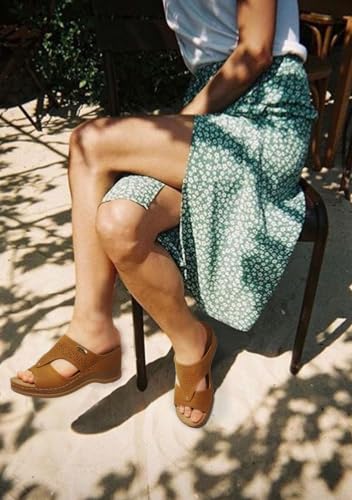 SHIBEVER Wedge Sandals Women Summer: Comfortable Open Toe Dressy Platform Sandal Shoes2