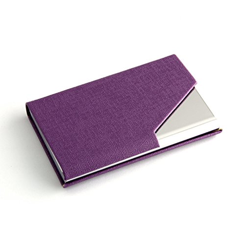 Partstock(tm) business name card holder luxury pu leather & s…