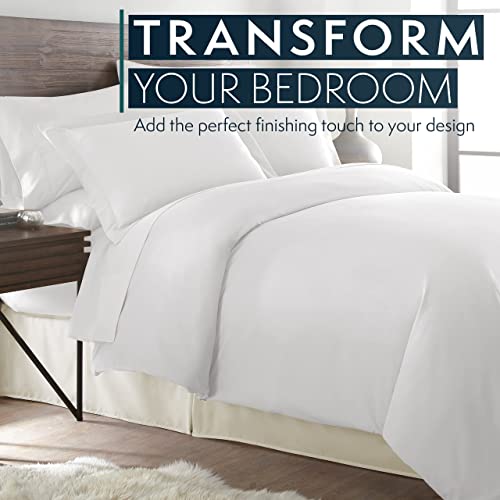 Hccollectionbedskirtkingsizesoftmicrofiberboxspringcover14inchdropkingbedskirtwrinklefaderesistentcream Urban Country Home Decor Hc collection bed skirt king size soft microfiber box spring cover 14 inch drop king bed skirt wrinkle fade resistent cream urban country home decor