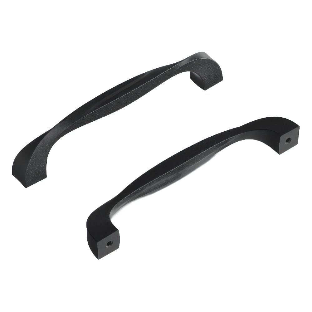 Poignée de meuble Twist 128 mm coloris noir fer Hickory Hardware H076017-bi