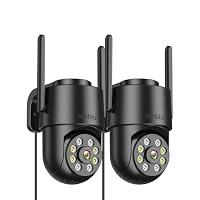 Telecamera Wi-Fi Esterna Reobiux 6MP Doppio Obiettivo – 2.4/5 GHz, PTZ 360°, Visione Notturna A Colori, Rilevamento Persone, IP66