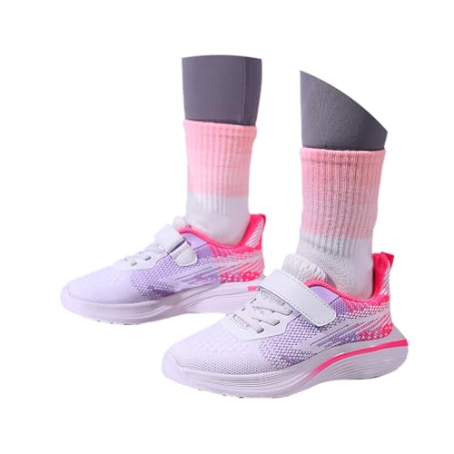 Kids Boys Girls Sneakers Non-Slip & Durable Breathable Lace-up Running Athletic Shoes Spring and Autumn Casual4