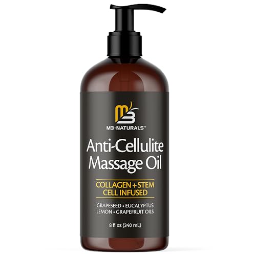 Image of Anti Cellulite Oil and Lymphatic Drainage Massager Kit, 8 fl oz by M3
