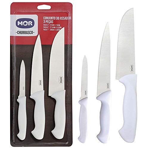 Kit 3 Faca Do Assador Mor