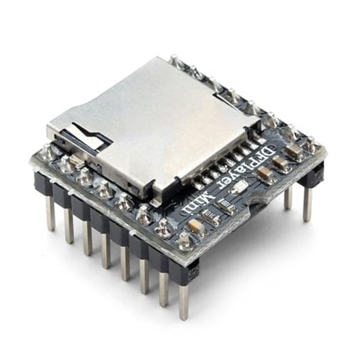 Image of DFPlayer Mini MP3 Player Module - Micro SD Card Audio Module with Built-in Amplifier for DIY Electronics, Robotics, and Voice-Activated Projects