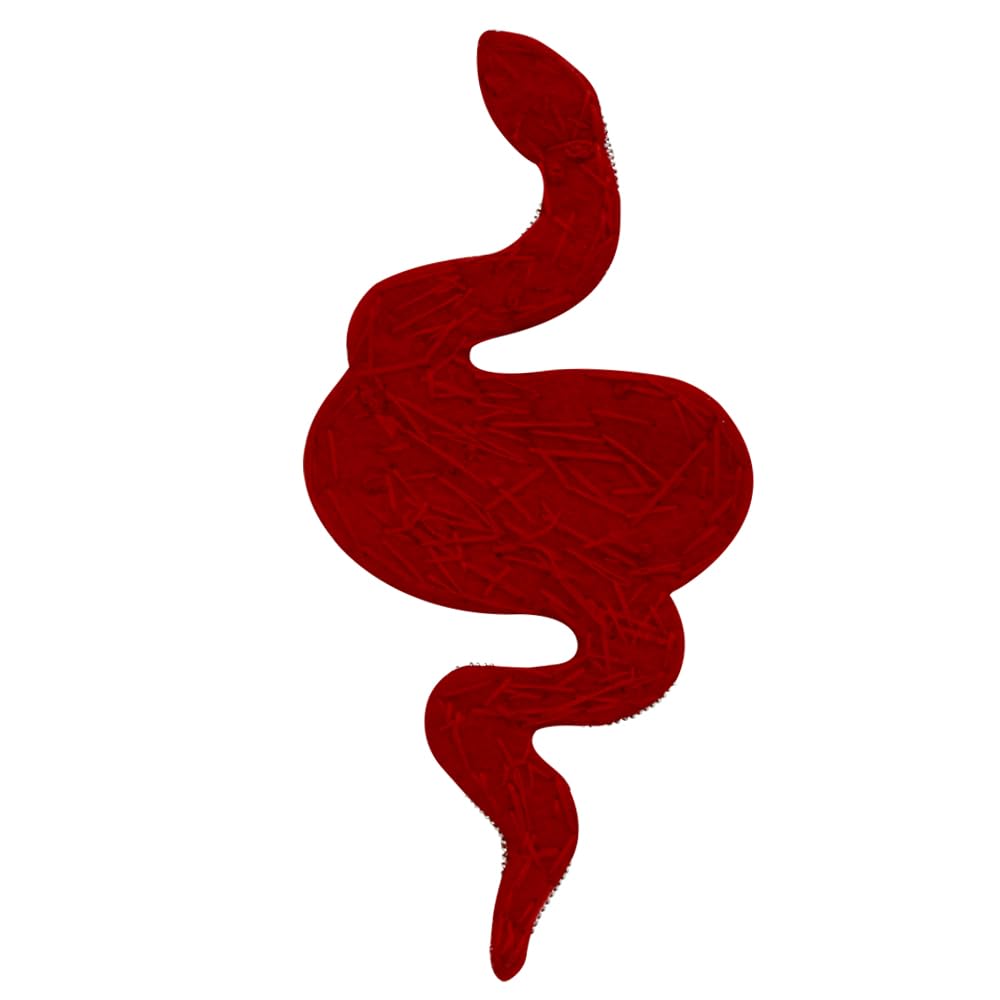 Beaded Rhinestones Snake Patch Handmade Crystal Applique Sew on Badge for Clothes Bag Pants Shoes Hats DIY Emblem 2pieces (B) - Image 3