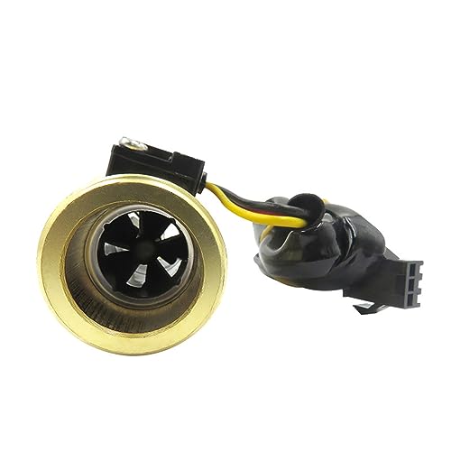 Sensor de flujo de agua de latón G3/4 medidor de efecto Hall BSP 2-50 L/min 2