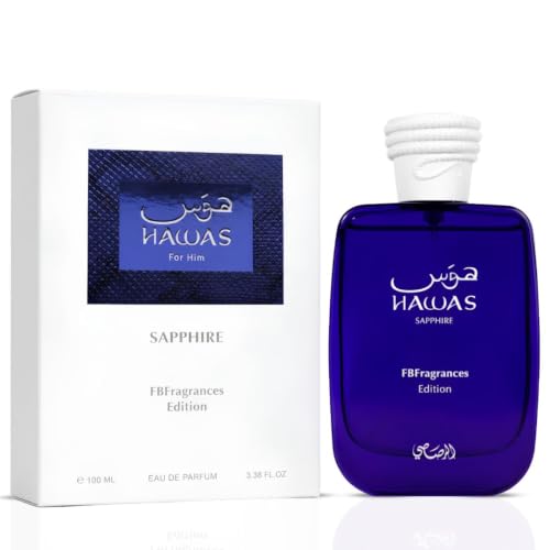 Image of RASASI Hawas Sapphire X FBFragrances Edition Eau de Parfum Spray 100ml (3.4 oz)