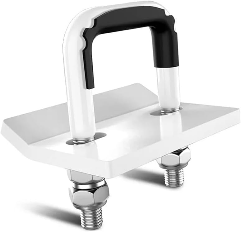 OUTMX Universal U-Bolt Anti-Rattle Stabilizer Lock Heavy Duty Hitch Tightener Clamp Coupler for Trailer Truck Bike Racks(5)