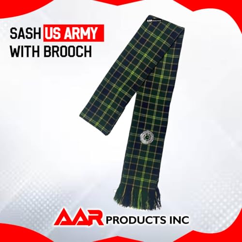 Image of AAR Womens Tartan Clan Sashes Ladies Brooch Scottish Highland - 90 x 10.5 Inches