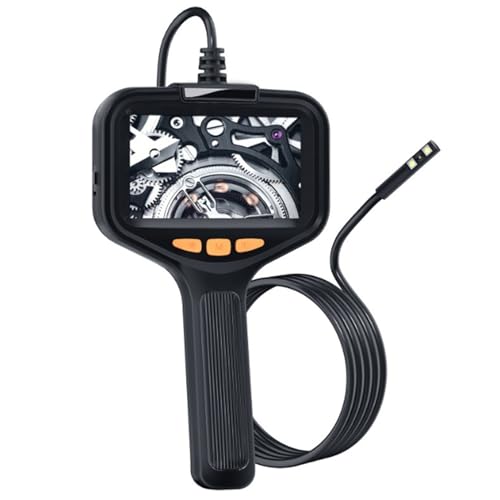 HYZHANHONG 2m, Dual Lens 8Mm Handheld Endoscope with Light, 4.3-Inch LCD Screen Endoscope Camera, Equipped with 2600Mah Battery, Used for Pipeline and Car Inspection Cameras