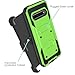 jackpot wireless for LG V60 ThinQ Case Heavy Duty Shock-Absorption/High Impact Resistant Armor Built in Screen Holster Defender Case with Kickstand + Swivel Belt Clip Holster for LG V60 ThinQ (Green)