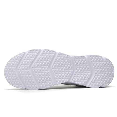 Gosetony Tênis de corrida feminino, tecido, Branco, 37