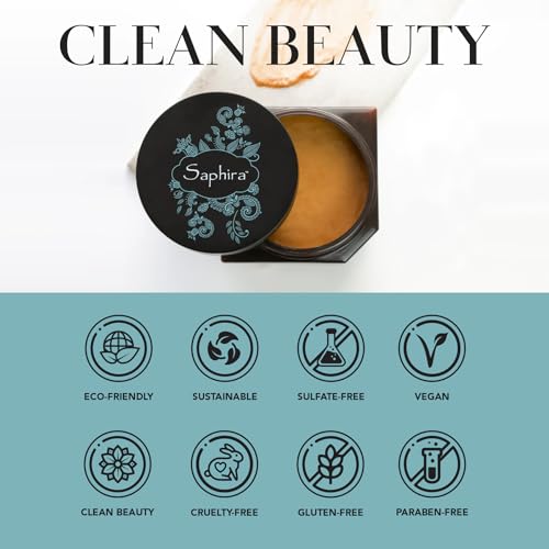 Saphira 1640007 Mineral Mud Hair Mask, Deep Healing Hair Treatment For Dry, Damaged, Bleached, Color-Treated Hair And Scalp thumb #4