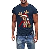Camiseta de manga corta con impresión digital para hombre, madera, L