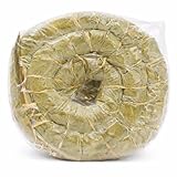 Bobolo Traditional African Cassava Stick Wrapped in Leaves, Authentic Fermented Cassava Bread, Ready to Cook International Grocery Staple, Cameroon Bobolo Baton, Gluten Free Root Food - 3 sticks