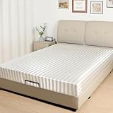 Idée de cadeau parfaite: Cadeau pour un meilleur sommeil - apprécié par les mamans, les couples et les amateurs de soins personnels; note: cette liste ne comprend que le drap-housse; les taies d'oreiller et les draps plats ne sont pas inclus; pour de meilleurs résultats, laver à la machine avec des couleurs similaires à l'eau froide, et éviter le repassage, le nettoyage à sec ou la décoloration