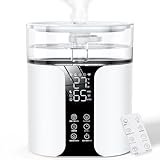 加湿器 大容量 8L【2025年新定番・6重除菌・自動加湿調整】 ハイブリッド スチーム式 省エネ 加熱式 除菌 空気清浄機能 20dB極静音 強力 湿度センサー スリープモード タンク持ち上げ可 上から給水 1-24hタイマー 超音波式 リモコン付き 空焚き防止 乾燥対策 花粉症対策 新生活アロマ対応 お手入れ簡単 オフィス 寝室 リビング 20畳 30畳 加湿機